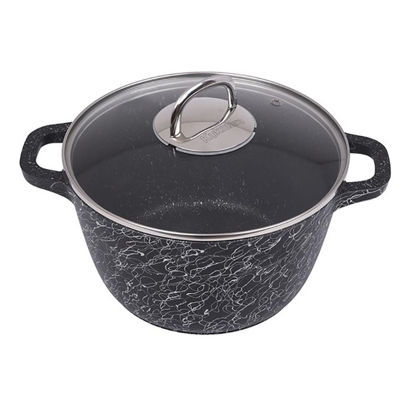 Кастрюля Kukmara Грация 2.5L Black-Silver кчс25а в Москвe