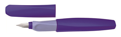 Ручка перьевая Pelikan Office Twist Standard P457, синий, нержавеющая сталь, колпачок (PL811354)