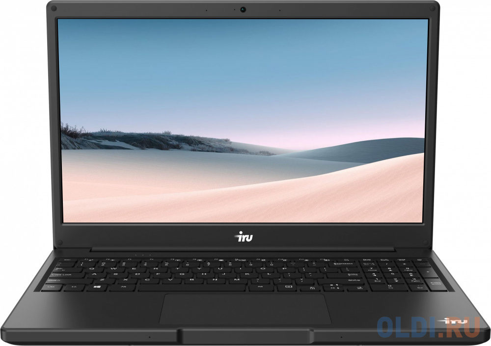 Ноутбук IRU Калибр 15Y Core i7 8550U 16Gb SSD240Gb Intel UHD Graphics 620 15.6" FHD (1920x1080) Free DOS black WiFi BT Cam 8000mAh (1941855)