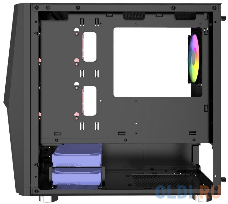 Корпус ATX Powercase Alisio Micro X2B Без БП чёрный в Москвe