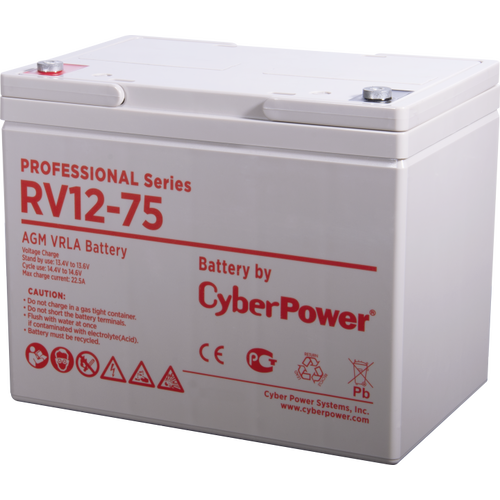 Аккумуляторная батарея для ИБП CyberPower Battery CyberPower Professional series RV 12-75 (1000527491)