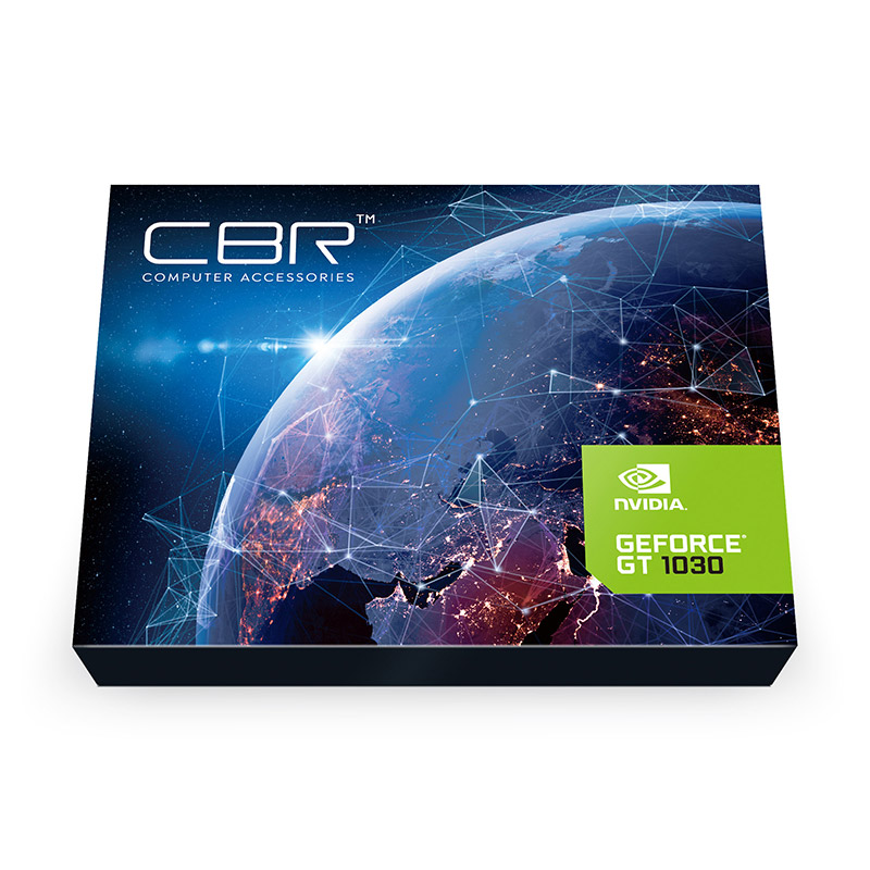 Видеокарта CBR GT1030 Transformer 2Gb 1227MHz GDDR5 6000MHz 64bit HDMI DVI VGA-MSGT1030-2G-RTL