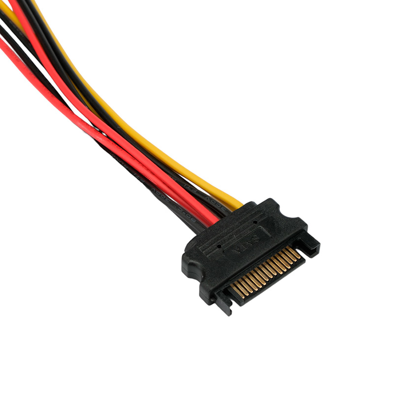 Аксессуар Gembird Cablexpert SATA 15pin - 2xMolex 4pin 20cm CC-SATA-2MOLEX-20CM