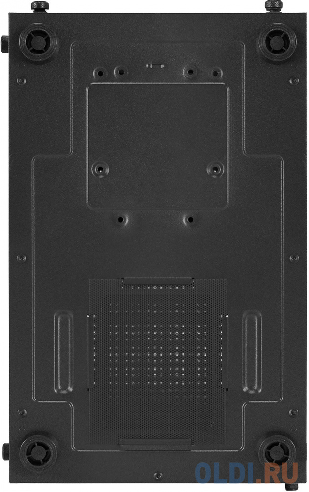 Корпус Miditower ExeGate i3 BASE-NPX500 (ATX, БП 500NPX с вент. 12 см, с окном, 1*USB+1*USB3.0, аудио, 4 вент. 12см с RGB подсветкой)