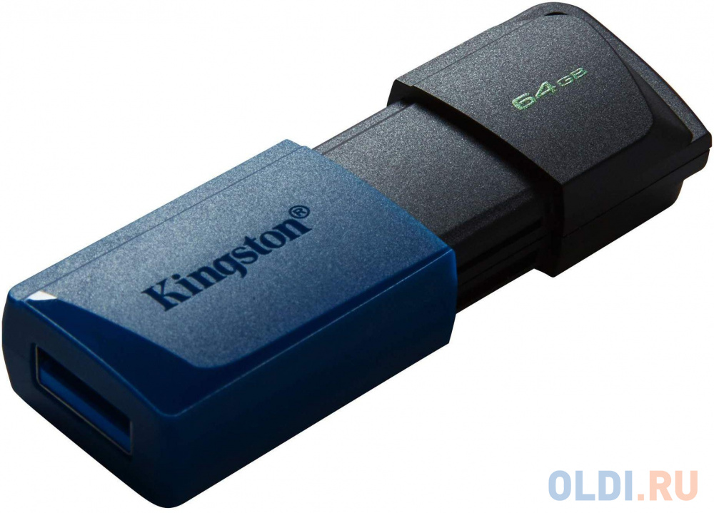 Флеш Диск Kingston 64Gb DataTraveler Exodia M DTXM/64GB USB3.0 черный/синий в Москвe