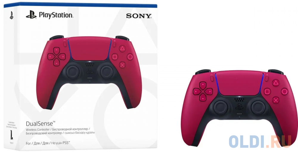 Геймпад Sony PlayStation 5 DualSense Wireless Controller CFI-ZCT1W red (PS719828297) в Москвe