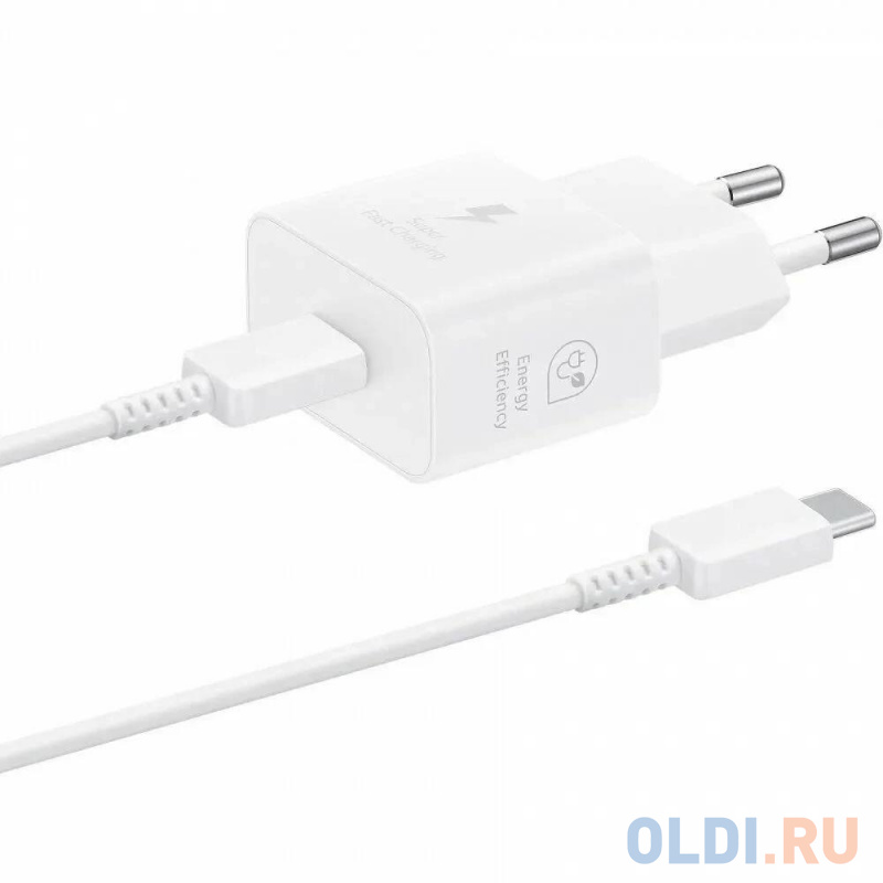 Сетевое зар./устр. Samsung 25W 3A (PD) USB Type-C белый (EP-T2510XWEGEU) в Москвe