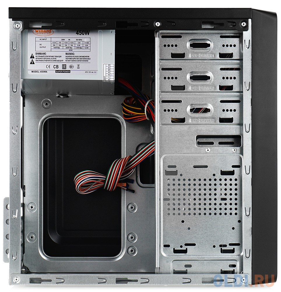 Корпус microATX Super Power Winard 5822 400 Вт чёрный