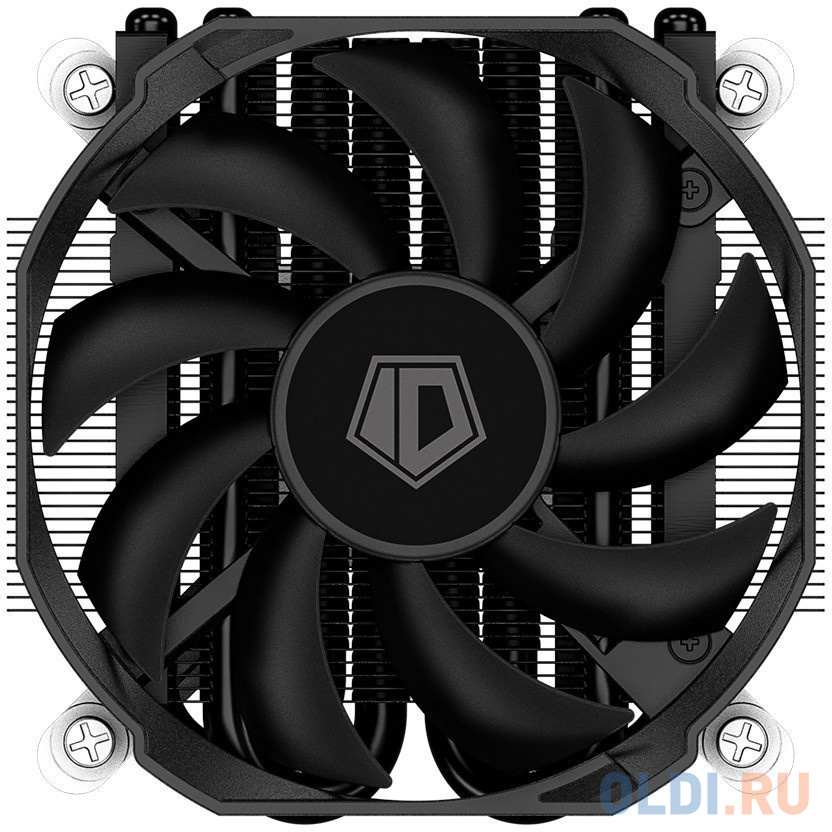 Cooler ID-Cooling IS-30i BLACK LGA1851/1700/1200/115X низкопрофильный высота 30mm (36шт/кор, TDP 100W, PWM, 4 тепл.трубки прямого контакта, FAN 92mm)