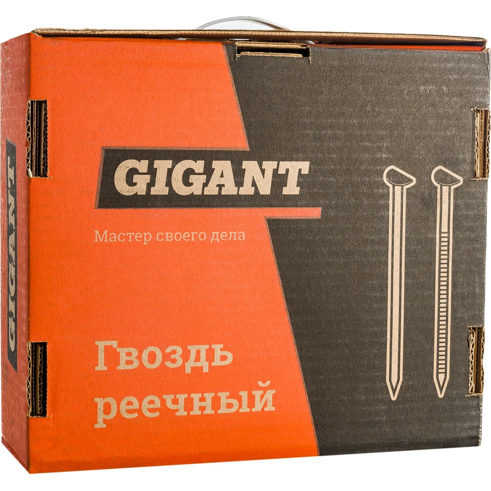 Реечный рифленый гвоздь по дереву Gigant