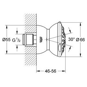 Боковая форсунка Grohe Movario Dual (28514000) в Москвe