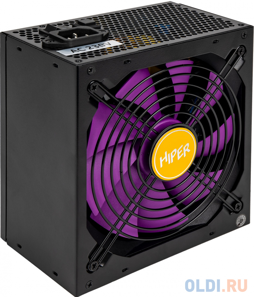 блок питания для ПК 1300 Ватт/ PSU HIPER HPG-1300FM (1300W, Gold 14cm Fan, 220V input, Efficiency 93%, Modular, Black)BOX