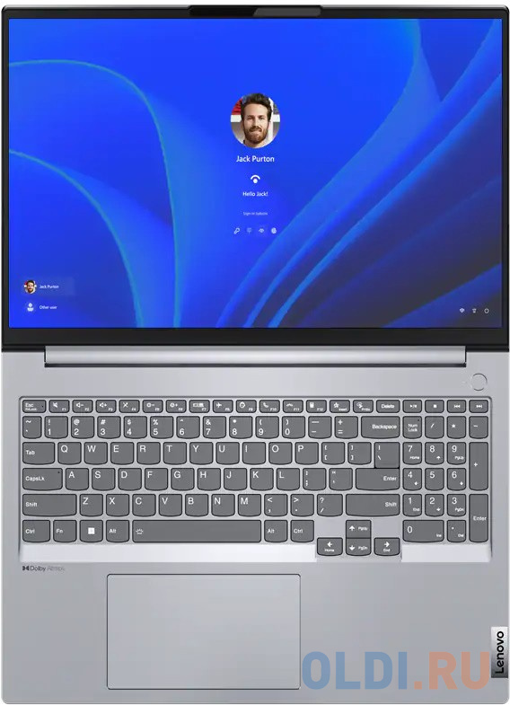 Ноутбук Lenovo ThinkBook 16 G4+ IAP Intel Core i7-1255U/16Gb/512Gb SSD/16" WUXGA IPS/WIFI/Win11 Pro Arctic Grey