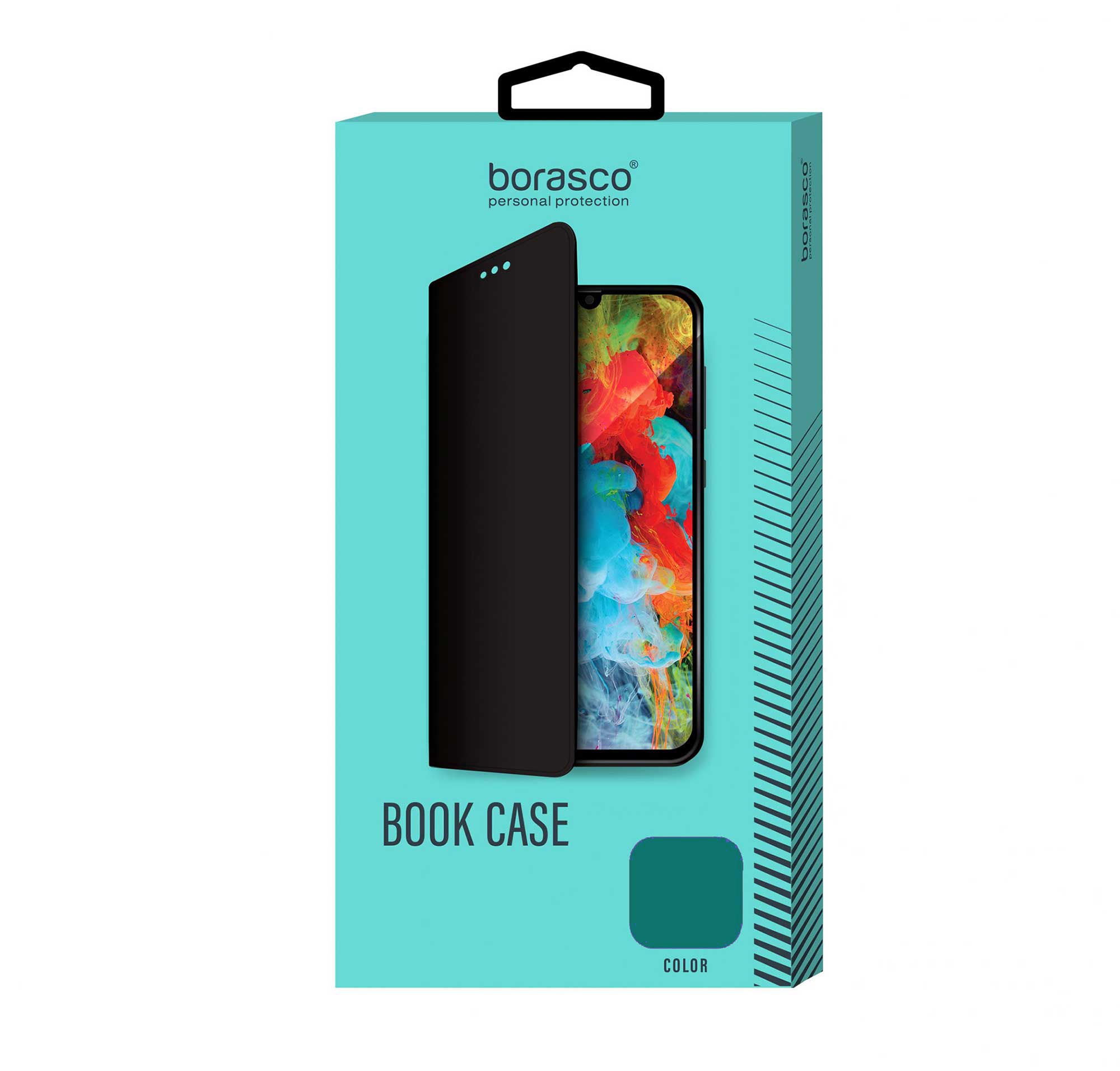 Чехол BoraSCO Book Case для Realme C33 зеленый опал
