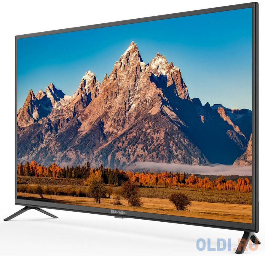 Телевизор 43" StarWind SW-LED43SG302 черный 1920x1080 60 Гц Smart TV Wi-Fi 3 х HDMI 2 х USB RJ-45 Bluetooth CI+ в Москвe