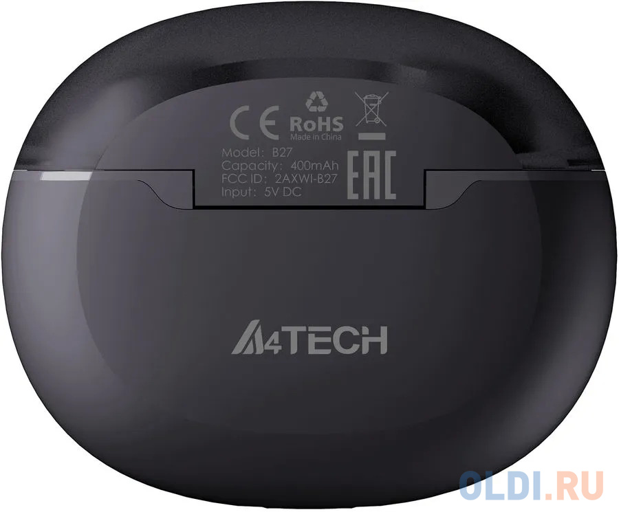 Гарнитура A4TECH 2Drumtek B27 TWS серый