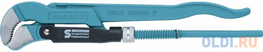 Ключ трубный рычажный GROSS 15611 №1  1 цельнокованный CrV, тип - S