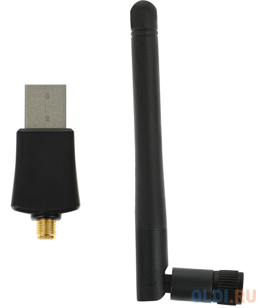 Сетевой адаптер Wi-Fi Digma DWA-N300E N300 USB 2.0 (ант.внеш.съем) 1ант. (упак.:1шт)