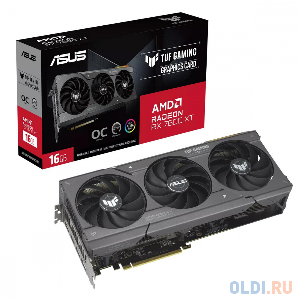 TUF-RX7600XT-O16G-GAMING /RX7600XT,HDMI,DP*3,16G,D6