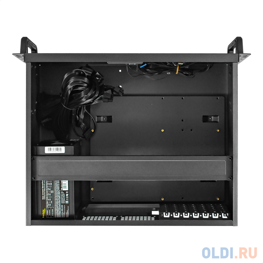 Серверный корпус ExeGate Pro 4U350-02 <RM 19", высота 4U, глубина 350, БП 1200ADS, 2*USB>