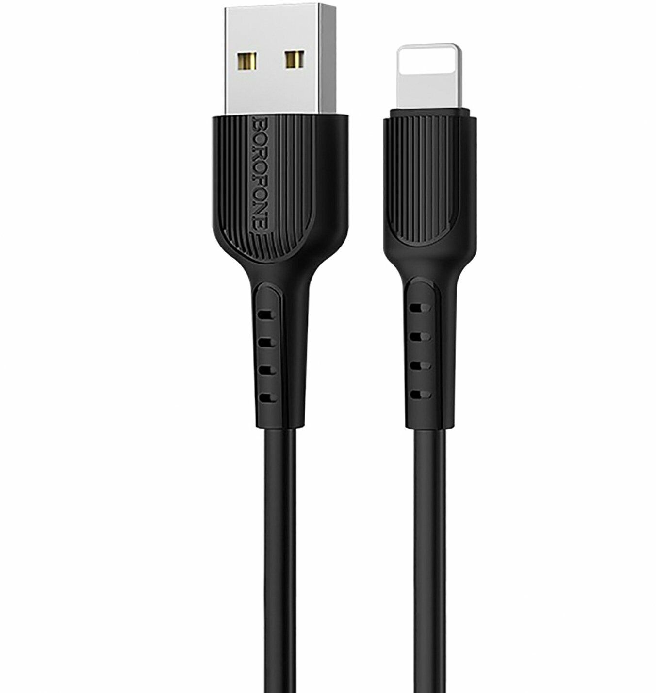 Дата-кабель Borofone BX16 Easy, USB - Lightning, черный (99512) в Москвe