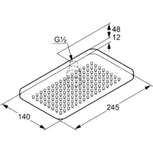 Верхний душ Kludi A-Qa (4940205-00) в Москвe