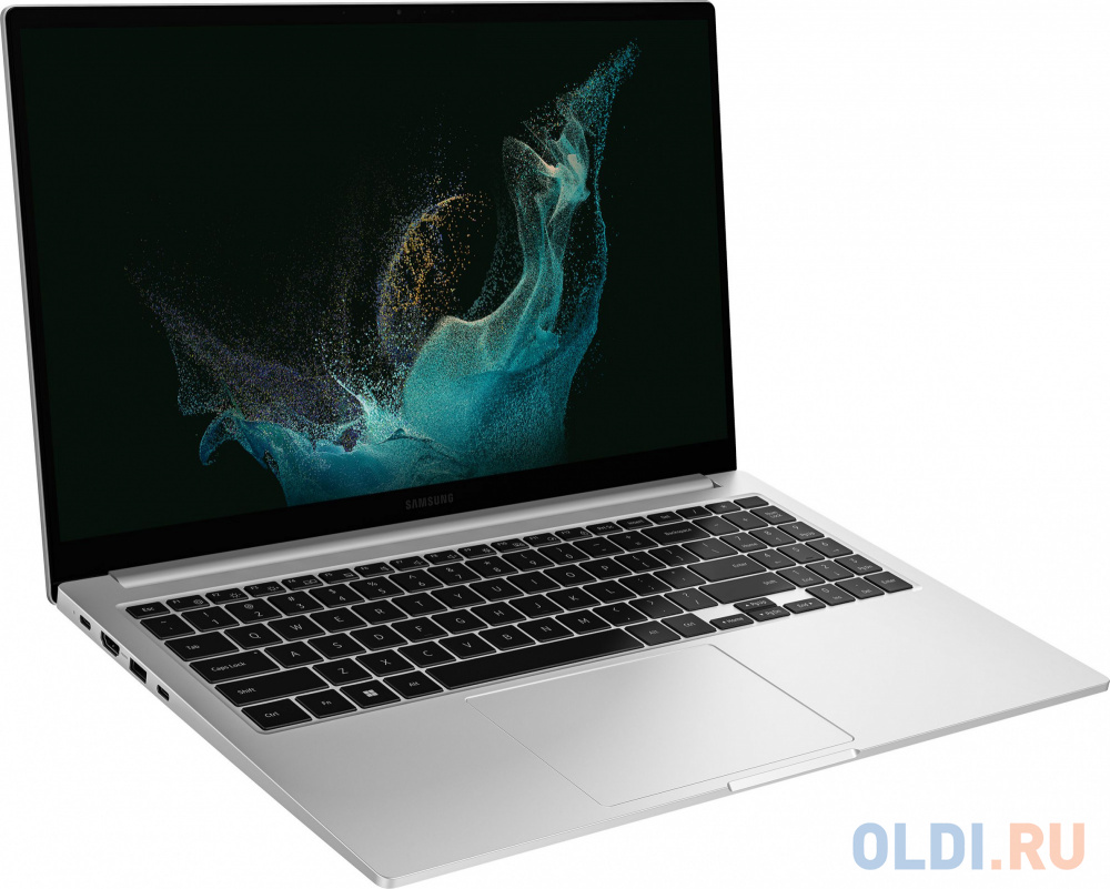 Ноутбук Samsung Galaxy Book 2 NP754 Core i5 1235U 16Gb SSD256Gb Intel Iris Xe graphics 15.6" IPS FHD (1920x1080) Windows 11 Professional silver W