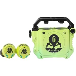 Наушники GravaStar Sirius Neon Green, TWS, динамические, зеленый