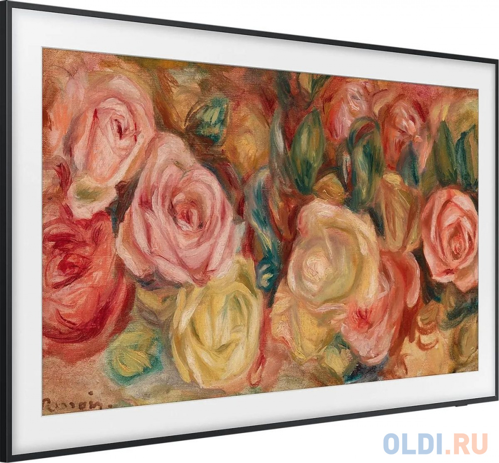 Телевизор QLED Samsung 43" QE43LS03DAUXRU The Frame черный 4K Ultra HD 60Hz DVB-T2 DVB-C DVB-S2 USB WiFi Smart TV