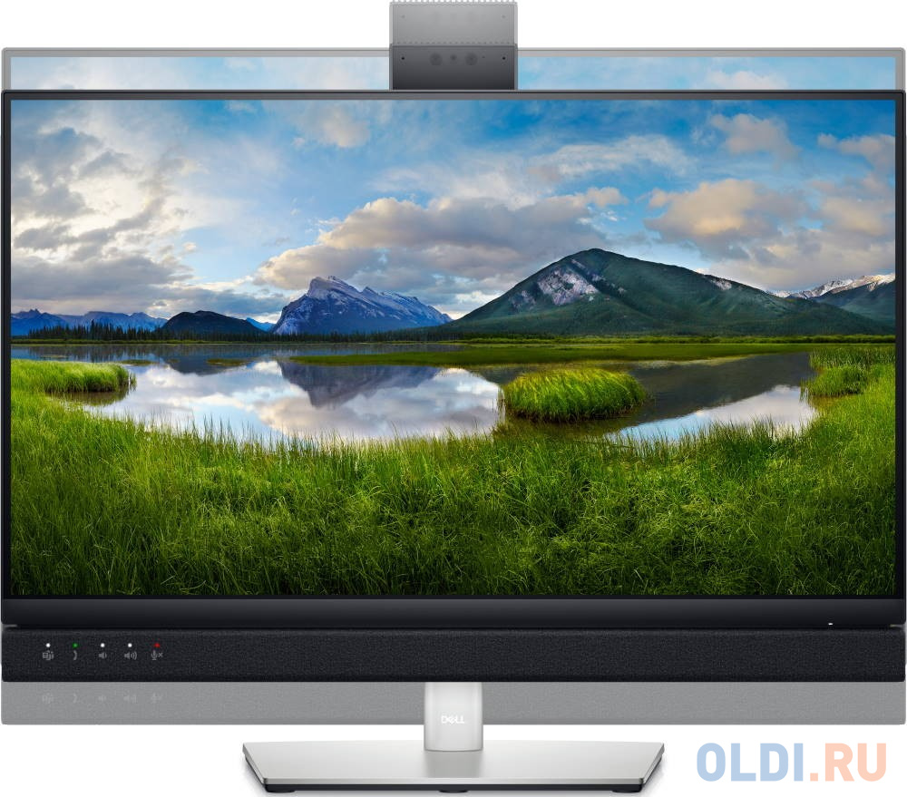 Монитор Dell 23.8" C2422HE черный IPS LED 5ms 16:9 HDMI M/M Cam матовая 1000:1 250cd 178гр/178гр 1920x1080 DP FHD USB 4.33кг