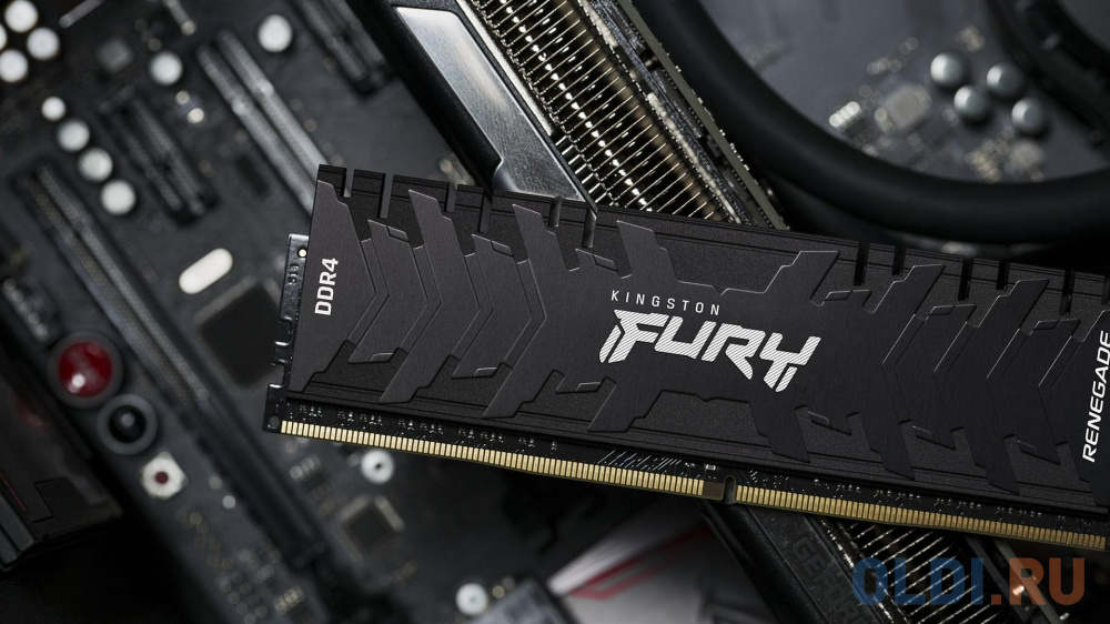 Оперативная память для компьютера Kingston FURY Renegade Black DIMM 16Gb DDR4 3600 MHz KF436C16RBK2/16