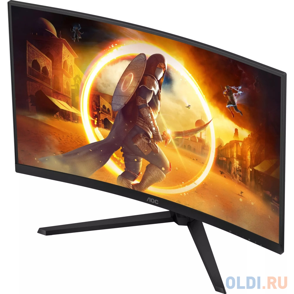 МОНИТОР 32" AOC CQ32G4VE Black (VA, изогнутый, 2560x1440, 180Hz, 0.5 ms, 178°/178°, 300 cd/m, 80M:1, +2xHDMI 2.0, +DP)