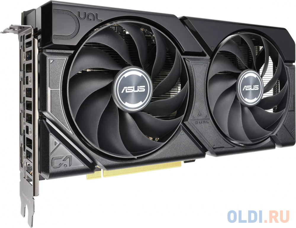 Видеокарта ASUS NVIDIA  GeForce RTX 4060TI DUAL-RTX4060TI-16G-EVO 16ГБ Dual, GDDR6, Ret