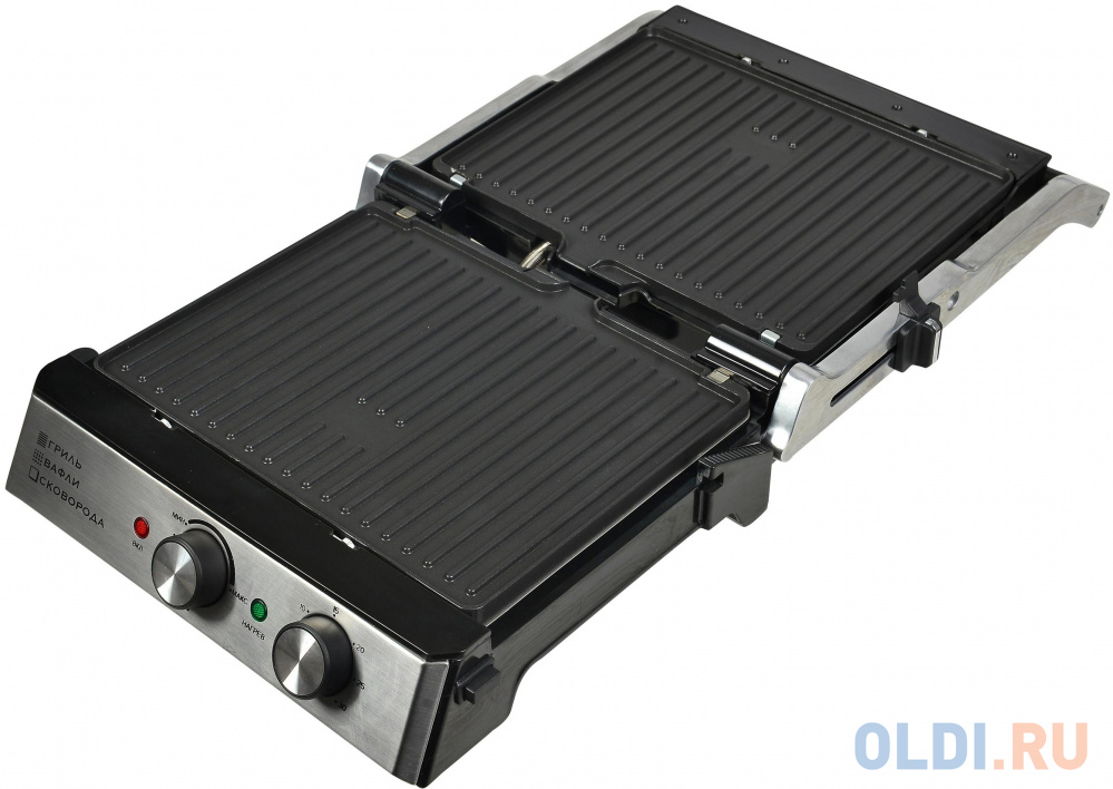 Электрический гриль GFGRIL GF-180 3 IN 1 WAFFLE &amp; GRILL &amp; GRIDDLE