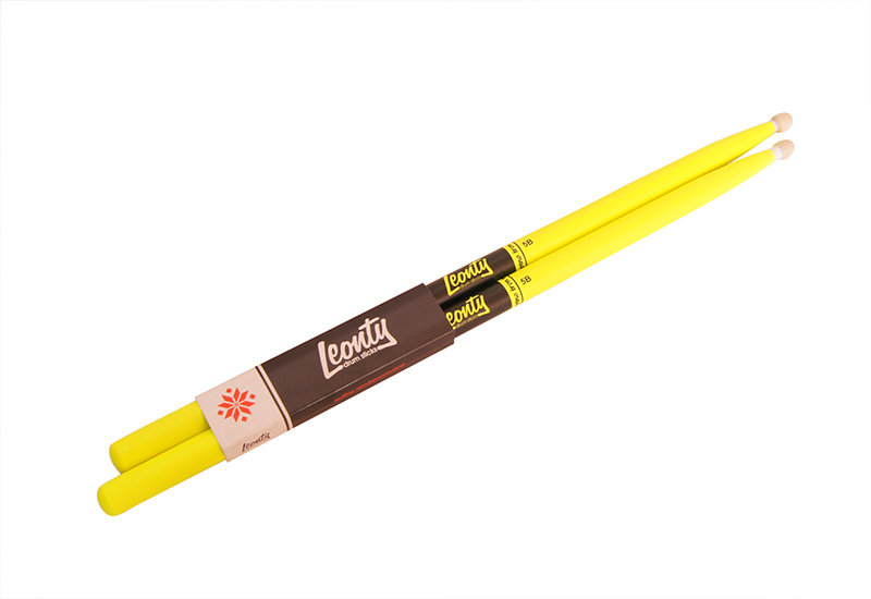 Барабанные палочки Leonty LFL5B Fluorescent Lemon 5B