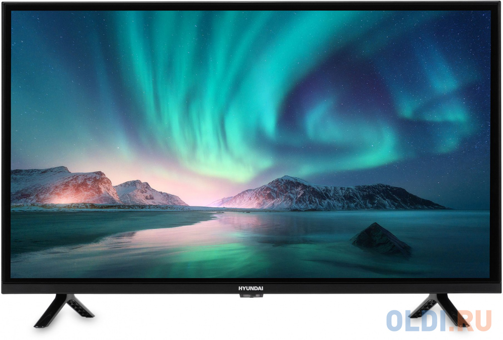 Телевизор LED Hyundai 32&quot; H-LED32BS5002 Android TV Frameless черный HD 60Hz DVB-T2 DVB-C DVB-S DVB-S2 USB WiFi Smart TV