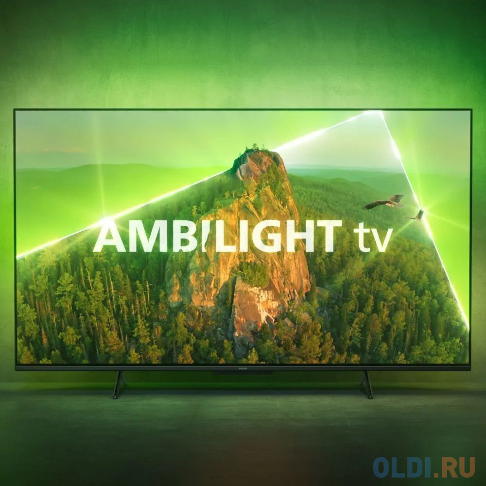 Телевизор LED Philips 43" 43PUS8108/60 Series 8 серебристый 4K Ultra HD 60Hz DVB-T DVB-T2 DVB-C DVB-S DVB-S2 USB WiFi Smart TV (RUS)