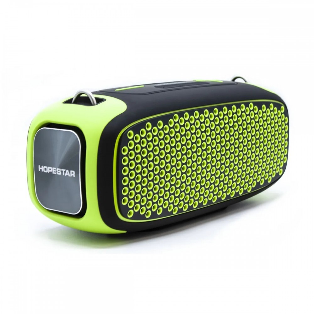 Портативная акустика Hopestar A30, 55 Вт, AUX, USB, microSD, Bluetooth, зеленый