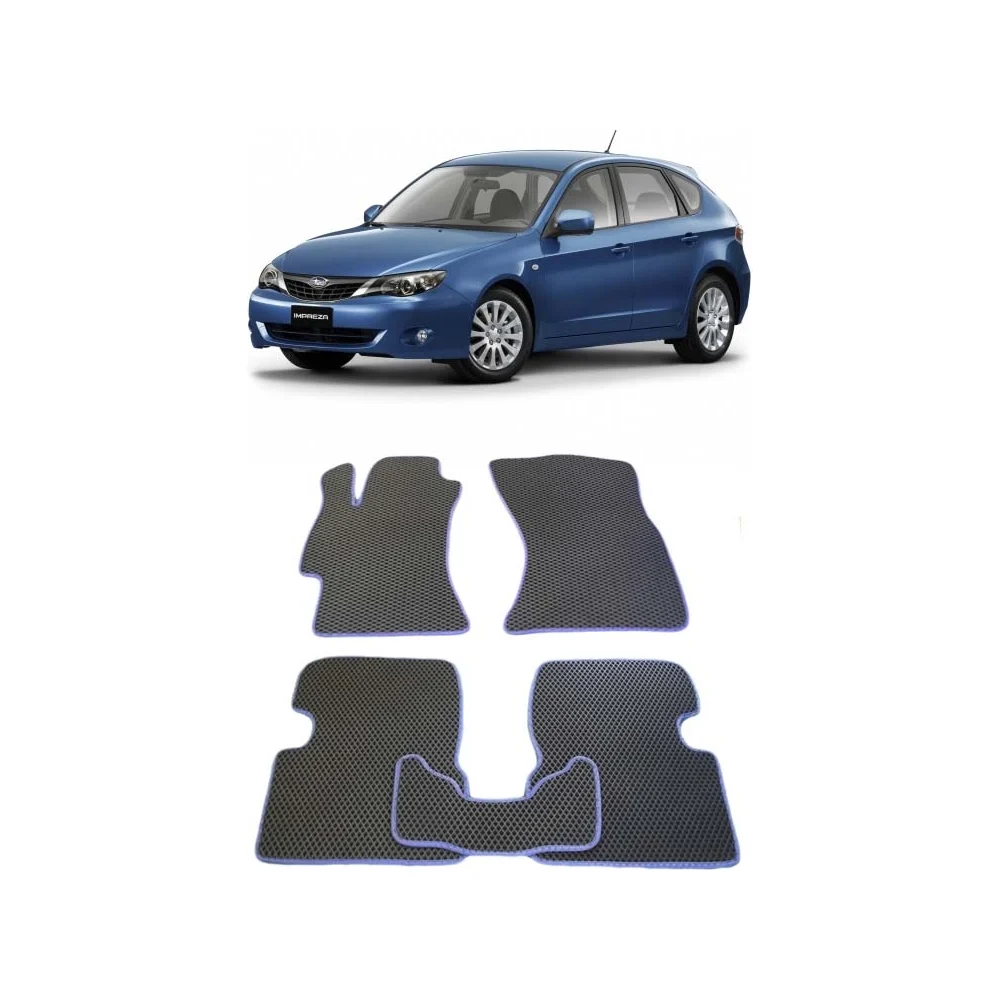 Ковры в салон автомобиля subaru impreza iii 2007 - 2011 Eva Smart 1752-B5B5-S <vendorcode>