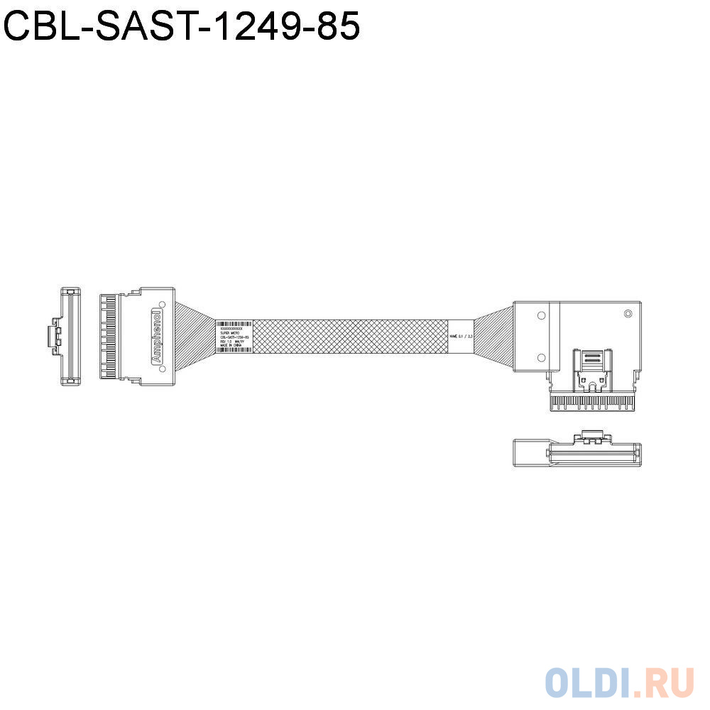 Supermicro CBL-KIT-220U-TNR-22N Cable Kit with 11 NVMe cables for X12 Ultra 220U-TNR