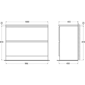 Тумба с раковиной BelBagno Albano 100 rovere rustico напольная (ALBANO-1000-2C-PIA-RR, BB1000/455-LV-MR-ALR) в Москвe