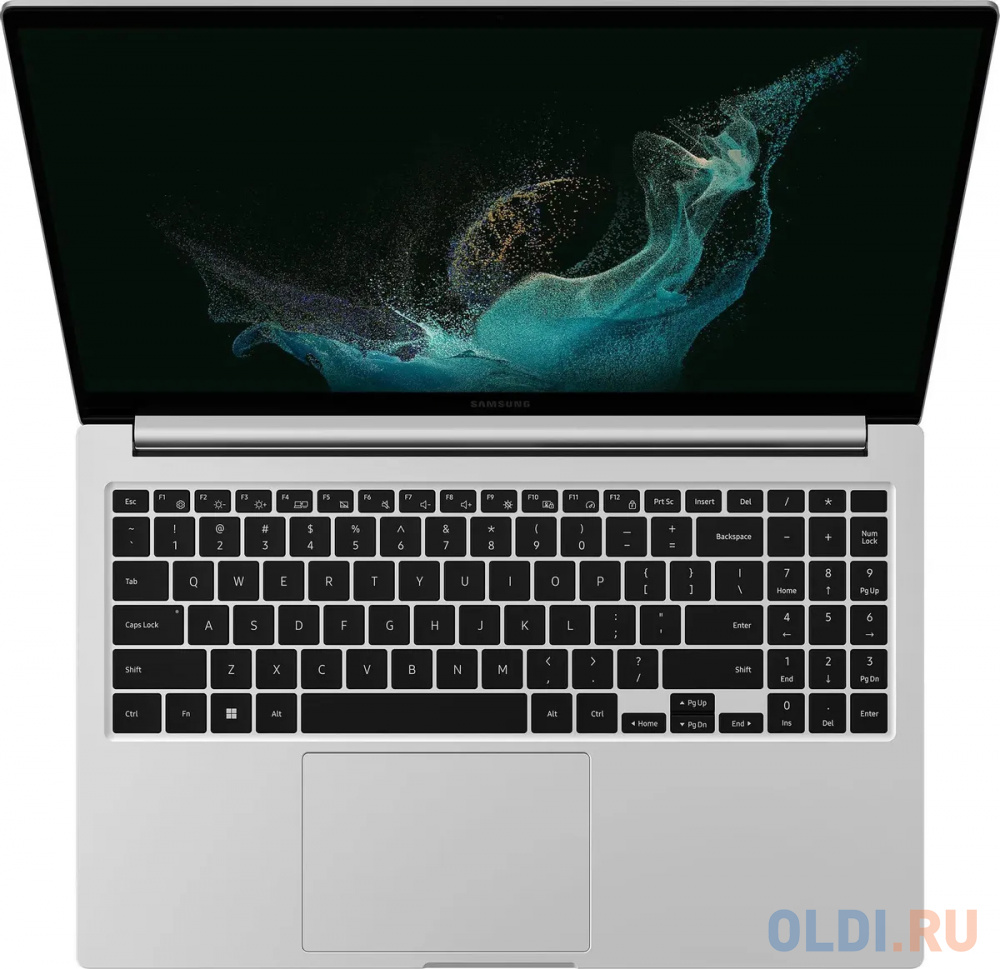 Ноутбук Samsung Galaxy Book 2 NP754 Core i5 1235U 16Gb SSD256Gb Intel Iris Xe graphics 15.6" IPS FHD (1920x1080) Windows 11 Professional silver W в Москвe