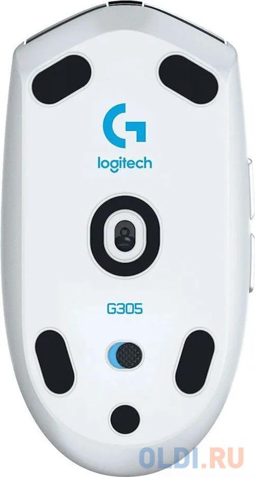 Мышь беспроводная Logitech G305 Lightspeed белый USB + радиоканал 910-005292