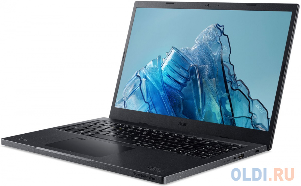 Ноутбук ACER TravelMate Vero 15.6" 1920x1080/Intel Core i5-1155G7/RAM 8Гб/SSD 512Гб/Intel iris Xe/ENG|RUS/Windows 11 Pro черный/1.83 кг NX.VU2EP.