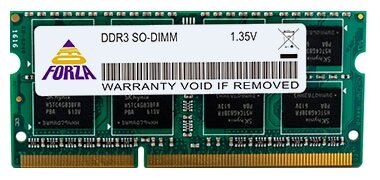 Память DDR3 SODIMM 4Gb, 1600MHz, CL11, 1.35 В, Neo Forza (NMSO340D81-1600DA10) Retail