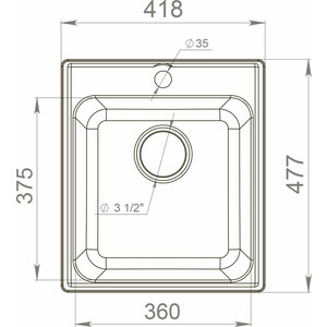 Кухонная мойка и смеситель GranFest Quarz GF-Z17, Grohe BauEdge 31367001 с сифоном, песочная