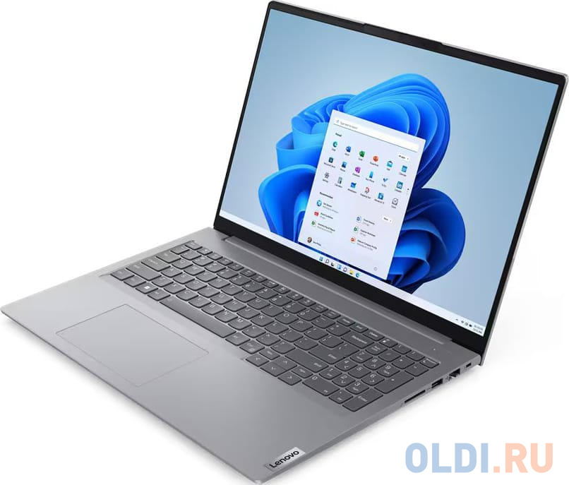 Ноутбук Lenovo Thinkbook 16 G6 ABP Ryzen 5 7530U 16Gb SSD512Gb AMD Radeon 16" IPS WUXGA (1920x1200) noOS grey WiFi BT Cam (21KK000LAK) в Москвe