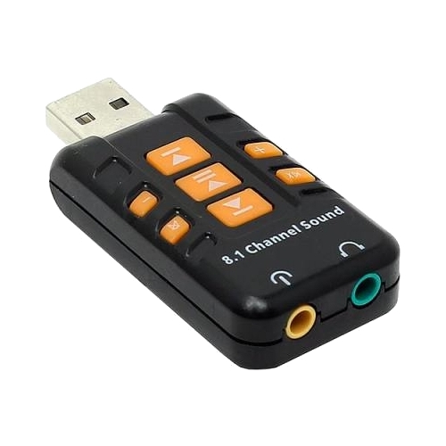 Звуковая карта Orient AU-01PL (Bl) 2.0, USB, Bulk