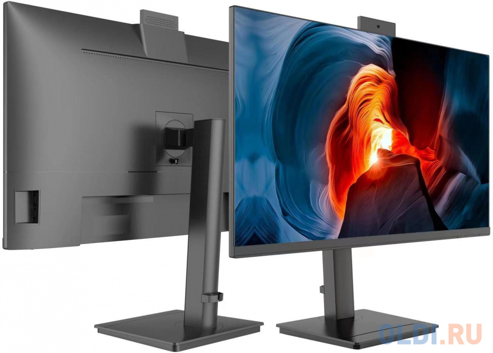 Монитор NPC 27" MF2712-B черный IPS LED 4ms 16:9 HDMI M/M Cam матовая HAS Piv 300cd 178гр/178гр 1920x1080 100Hz G-Sync FreeSync VGA DP FHD USB 7. в Москвe