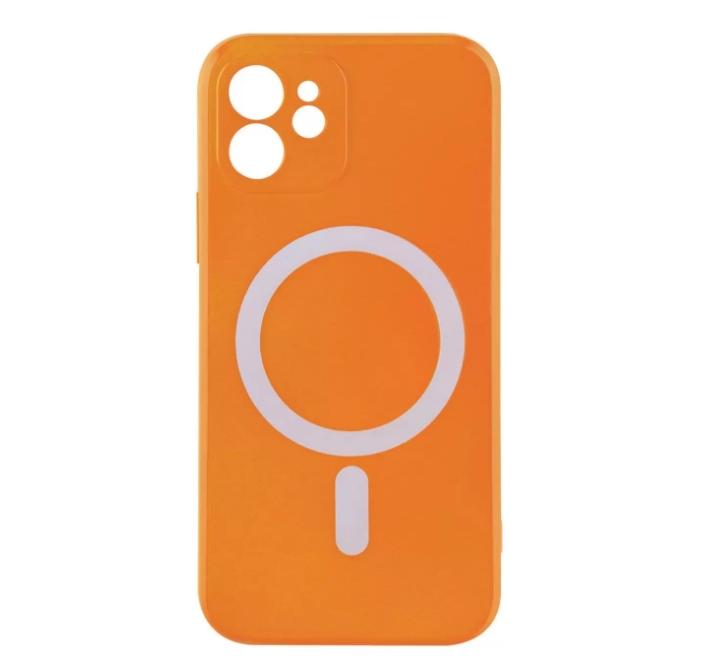 Чехол накладка Barn&Hollis для iPhone 12, для magsafe, оранжевая